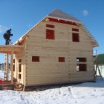 Строительство домов в зимнее время