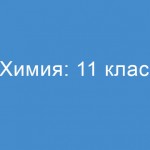 Химия: 11 класс