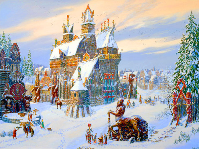 В городе словенске